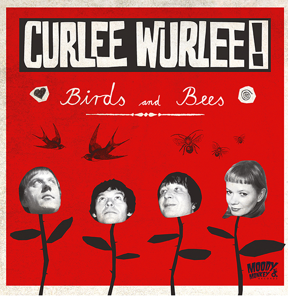 Curlee Wurlee Birds and Bees - Cover Art 
by Kai Becker